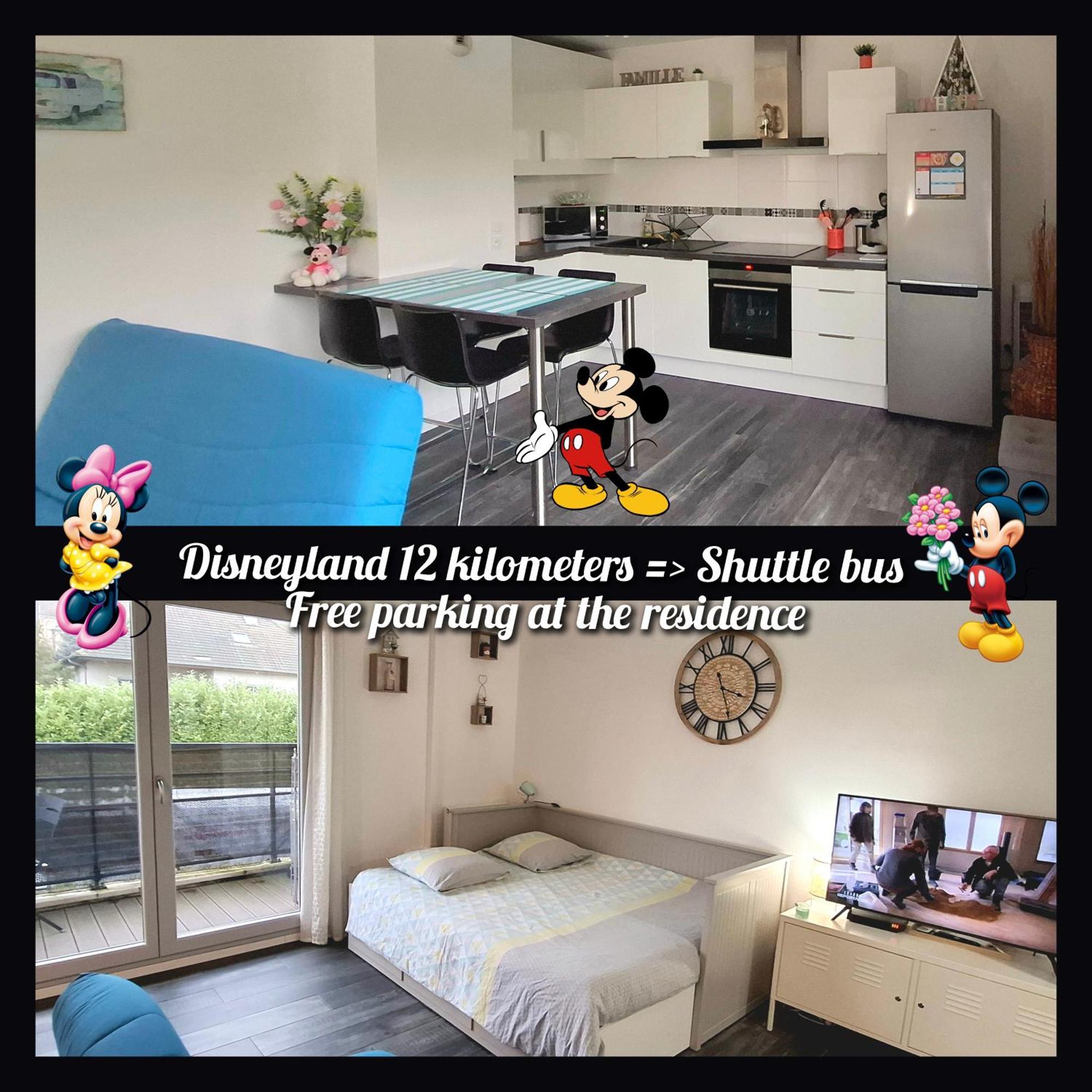 Appartement Studio O Fil De L'O A 12 Kilometres De Disneyland Paris Crecy-la-Chapelle Exterior foto